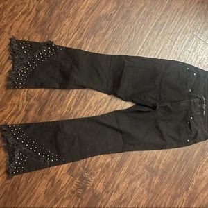 Black Studded Jeans